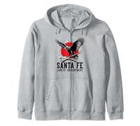 Santa Fe New Mexico Sunset Zip Hoodie