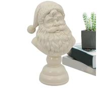 Santa Figures Decorations - 2.36x2.36x5.91 Festive Christmas Santaa Claus Figurines, Holiday Decor For Home, Mantels & Tables | Santas Decoration, Perfect Seasonal Display Pieces