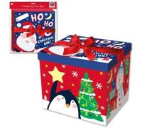 Santa & Friends Ho Ho Ho Design It's Christmas Eve Gift Box With Bow Presents