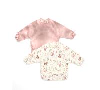 Santa & Friends Long Sleeved Bibs Pack of 2 Christmas