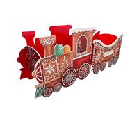 Santa Gift Train Set Christmas Decor Holiday Centerpiece PLA Material Festive Ornament for Tree Display