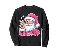 Santa Girly Pop, Trendy Slaying Queen Christmas Sweatshirt