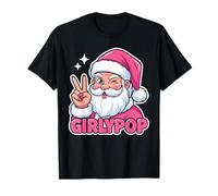 Santa Girly Pop, Trendy Slaying Queen Christmas T-Shirt