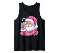 Santa Girly Pop, Trendy Slaying Queen Christmas Tank Top