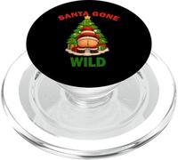 Santa Gone Wild Christmas Shirt Cute Santa Xmas Holiday PopSockets PopGrip for MagSafe