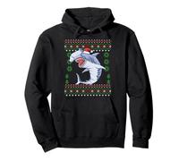 Santa Hammerhead Shark Christmas Ugly Xmas Sweater Pullover Hoodie