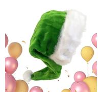 Santa Hat | 11.8x29.6in - Christmas Hats For Kids | Polyester Classic Headwear Cute | Warm Comfrot Velvet Hat | For Cosplay Halloween New Year Women,Family,Holiday,Winter,Party