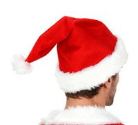 Santa Hat - Animated Holiday Headwear, Electric Motion Christmas Cap, Fun Interactive Accessory with Music, Entertaining Festive Costume, Party Performance Apparel for Kids Adults Red