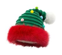 Santa Hat Classic Soft Comfortable Costume Headwear | Santa Hat for Adults for Christmas Party New Year's Eve Party New Year Party Photo Box Activities and Decoration