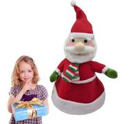Santa Hat Desk Plush - Plush Singing Toy with Santa Hat Decoration,Home Decoration Products for Family Gathering,Party