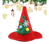 Santa Hat for Dogs - Festive Adjustable Cute,Pointed Costume Hat for Large Dogs | for Kitten Puppy Hamster Pets Small and Medium Party