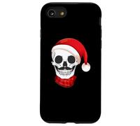 Santa Hat Funny Skull Calavera Navidad Christmas Season Case for iPhone SE (2020) / 7/8