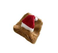 Santa Hat Lions Wigs Pet Costume Dogs Comfortable Design Holiday Party Accessory Christmas Party Pet Gear