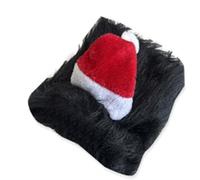 Santa Hat Lions Wigs Pet Costume Dogs Comfortable Design Holiday Party Accessory Dog Christmas Celebration Outfit