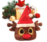 Santa Hat - Soft, Skin-Friendly, Interactive, Festive Classic | Large Cozy Christmas Hat with Plush Trim, Party Costume Accessory for Men Don