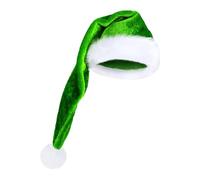 Santa Hats Adult 29.5 Inch Long - Soft Velvet Santa's Hat - Unisex Winter Headwear for Costume Party Celebration Photo Booth Prop Masquerade Stage Performance