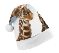 Santa Hats for Adult Necks of Giraffe Christmas Hats Holiday Xmas Hat Christmas Party Hat for Xmas Gifts New Year Festive Holiday Gifts Child