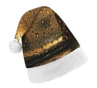 Santa Hats for Adult Rain Hits The Window Christmas Hats Holiday Xmas Hat Christmas Party Hat for Xmas Gifts New Year Festive Holiday Gifts Child