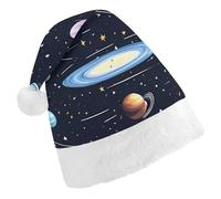 Santa Hats for Adult The Solar Family_76917051 Christmas Hats Holiday Xmas Hat Christmas Party Hat for Xmas Gifts New Year Festive Holiday Gifts Child