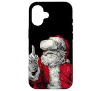 Santa having Fun with VR Glasses for Boys and Girls Case for iPhone 16