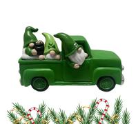 Santa Heart Truck Decoration - Valentine's Day Table Decoration with Gnomes and Hearts | Pink and Green Romantic Decoration for Wedding, Birthday, Christmas, Home, Bedroom, Kitchen