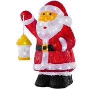 Santa Holding Lantern Christmas Decoration, 120 LED Lights
