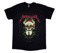 Santa Horns T Shirt metallica Black XL