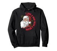 Santa - I Love A Man With A Beard Pullover Hoodie
