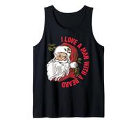 Santa - I Love A Man with A Beard Tank Top