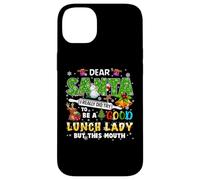 Santa I Really Did Try To Be A Good Lunch Lady Christmas Case for iPhone 14 Plus