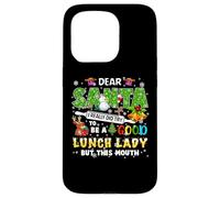 Santa I Really Did Try To Be A Good Lunch Lady Christmas Case for iPhone 15 Pro
