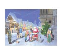 Santa in the Snow Richard Sellmer Advent Calendar 355 x 265 mm glitter