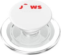 Santa Jaws Need A Bigger Sleigh Funny Shark Christmas PopSockets PopGrip for MagSafe