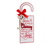Santa Key Door Hanger Christmas Hanging Decoration 29cm x 11cm