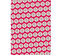 Santa Knows Gift Wrap x 3 sheets - Offensive Wrapping Paper - Perfect for Adults Friends - Quality Wrapping Paper - Dean Morris Cards