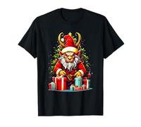 Santa Krampus Christmas Design Funny Merry Krampusnacht T-Shirt