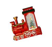 Santa LED Illuminated Train Set Christmas Set for Christmas Home Decorations and Creative Family Bondings Glowing Santa for Kids
