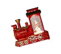Santa LED Illuminated Train Set Christmas Train Set for Christmas Home Decorations and Creative Family Bondings Holiday Table Centerpieces Decors