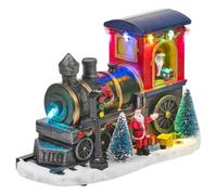 Santa LED Light Up Vintage Express Railway Train Scene Christmas Xmas Tree D?cor