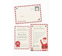 Santa Letter Kit Letter from Santa Christmas Wish List Santa's Reply Letter Set Thankyou Christmas Kit Personalised Xmas Letter with Envelope from Santa for Kids Christmas Activities(1pc)