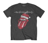 Santa Lick T Shirt The Rolling Stones Grey L