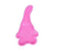 Santa Little Dwarf Silicone Epoxy Mold Keychain Pendant Jewelry Crafting for Christmas Love Gift Resin Keychain Molds Silicone with Hole