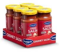 Santa Maria Chunky Salsa Dip - Medium Spice, 230g (Pack of 6) | Multipack of Red Salsa Dip | Great for Mexican Food, Crisps, Fajita, Wraps, Nachos & More | Serve Hot or Cold