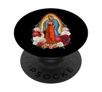 Santa María de Guadalupe Patrona de México Gloriosa Madre PopSockets Adhesive PopGrip