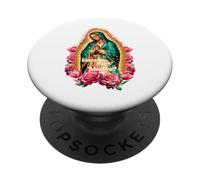 Santa Maria de Guadalupe Saint Virgin Mary of Guadalupe PopSockets Adhesive PopGrip