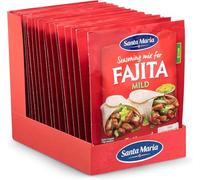 Santa Maria Fajita Seasoning Mix - Mild, 28g (Pack of 20) | Multipack of Mexican Fajitas Spice | Great for Quick Family Sharing Meals With Chicken, Beef, or Vegetables