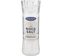 Santa Maria Rock Salt Grinder, 455g | Freshly Ground Premium Quality Salt Mill, Red
