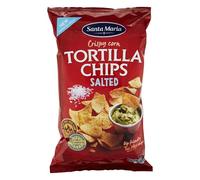 Santa Maria Salted Tortilla Chips - Gluten-Free & Golden-Baked Mexican Corn Chips, Perfect for Nachos, Dipping & Snacking, 185 g (Pack of 15)