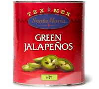 Santa Maria Sliced Green Jalapenos 2.8kg