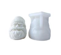 Santa Mold Festive Silicone Mold Beautiful Holiday Snowman Aromatherapys Resin Molds Home Ornament Christmas Snowman Molds for Christmas